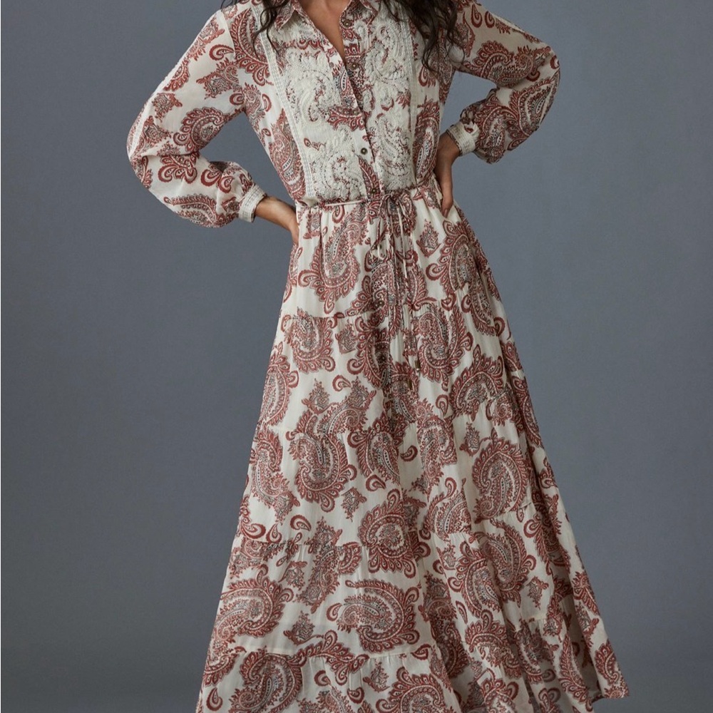 Anthropologie Long Sleeve Dress